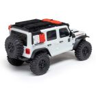 Axial SCX30 Jeep Wrangler JLU 1:30 4X4 Rock Crawler RTR, inkl. Akku & Ladegerät, weiß / AXI-2261T2