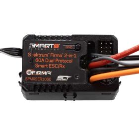 SPEKTRUM FIRMA 2 in 1 - 60A BR Smart ESC/Dual Protocol RX...