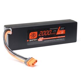SPEKTRUM 11.1V 2000mAh 3S 30C Smart G2 LiPo Battery: IC2...