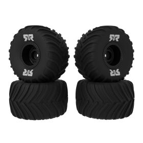 ARRMA dBoots Chevron MT Tire Set Glued (Black) (2 Pairs)...