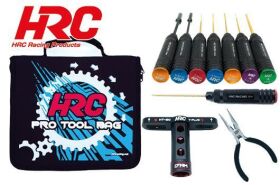 HRC Racing Werkzeugtasche mit Werkzeugen Racer-Set 1/8...