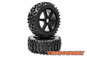 Team Magic Reifen-Buggy 1/8-montiert-17 mm Radnabe-B8ERII...