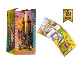 Revell Tiny Adventures - Harry Potter "Quidditch Field" Book Nook Miniaturwelt aus Holz zum Zusammenbauen / 532