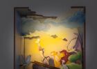 Revell Tiny Adventures Disney "König der Löwen" Book Nook Miniaturwelt aus Holz zum Zusammenbauen / 534