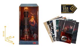 Revell Tiny Adventures - Herr der Ringe "Barad-Dûr" Book Nook Miniaturwelt aus Holz zum Zusammenbauen / 537