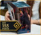 Revell Tiny Adventures - Herr der Ringe "Barad-Dûr" Book Nook Miniaturwelt aus Holz zum Zusammenbauen / 537