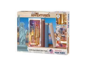 Revell Tiny Adventures "New York" Book Nook Miniaturwelt aus Holz zum Zusammenbauen / 540