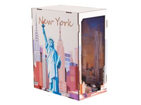Revell Tiny Adventures "New York" Book Nook Miniaturwelt aus Holz zum Zusammenbauen / 540