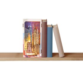 Revell Tiny Adventures "New York" Book Nook Miniaturwelt aus Holz zum Zusammenbauen / 540