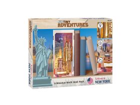 Revell Tiny Adventures "New York" Book Nook Miniaturwelt aus Holz zum Zusammenbauen / 540