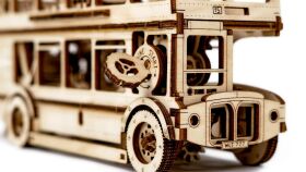 Revell Tiny Adventures London Bus Funktionsmodell 1:40 aus Holz zum Zusammenbauen / 618