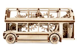 Revell Tiny Adventures London Bus Funktionsmodell 1:40 aus Holz zum Zusammenbauen / 618