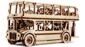 Revell Tiny Adventures London Bus Funktionsmodell 1:40 aus Holz zum Zusammenbauen / 618