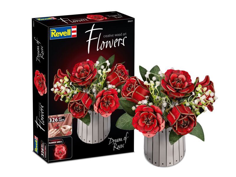Revell Holzblumen Dream of Roses Holzbausatz / 631