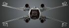 Bandai Star Wars X-Wing Starfighter Modellbausatz 1:72 zum Zusammenstecken / 1200