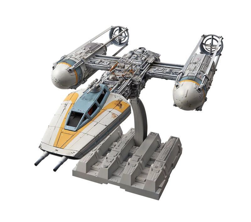 Bandai Star Wars Y-Wing Starfighter Modellbausatz 1:72 zum Zusammenstecken / 1209