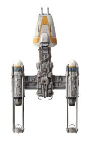 Bandai Star Wars Y-Wing Starfighter Modellbausatz 1:72 zum Zusammenstecken / 1209