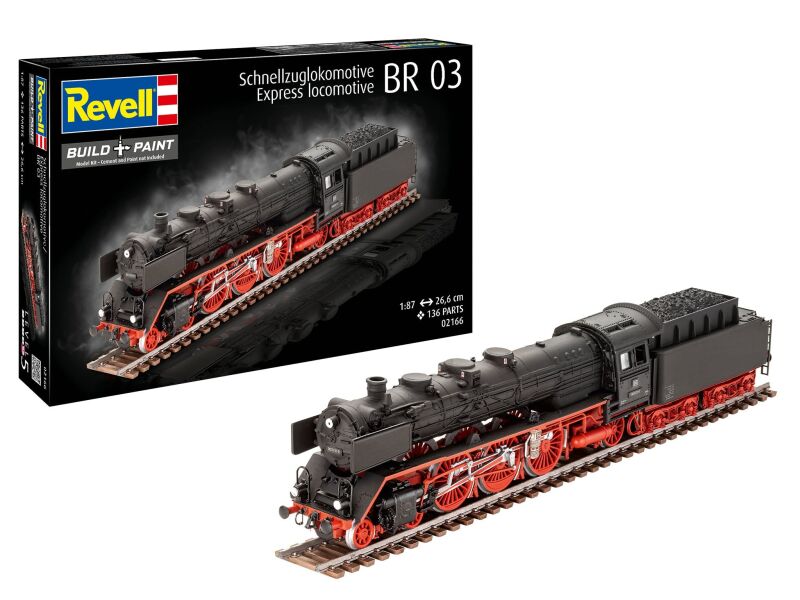 Revell Schnellzuglokomotive BR03 Modellbausatz / 2166