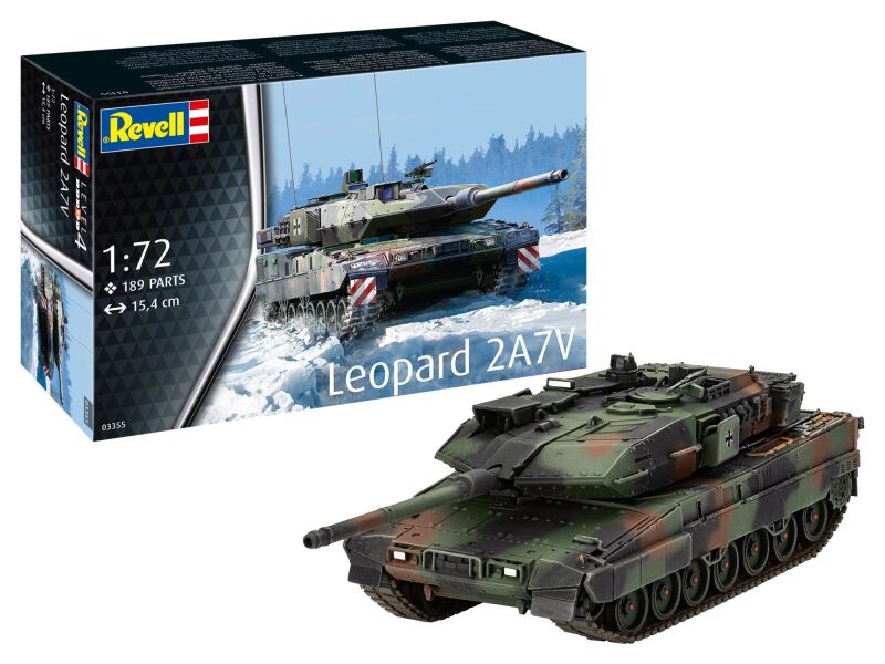 Revell Leopard 2A7V Modellbausatz / 3355