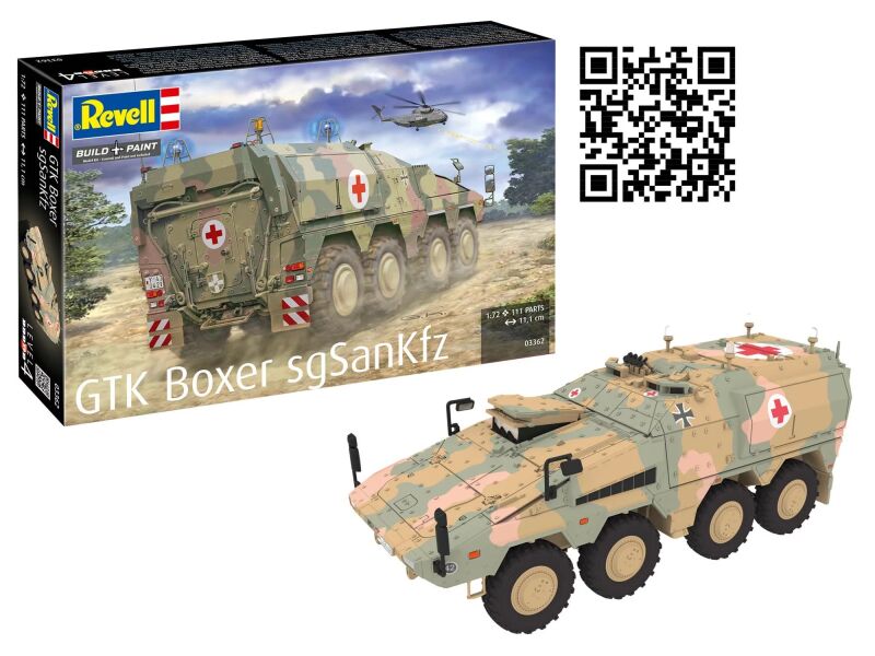 Revell GTK Boxer sgSanKfz 1:72 Modellbausatz / 3362