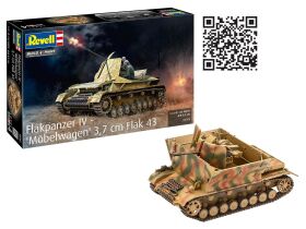 Revell Flakpanzer IV "Möbelwagen" 3,7 cm Flak 43 Modellbausatz 1:72 / 3363