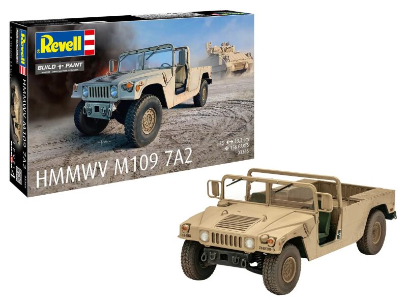 Revell HMMWV M109 7A2 Modellbausatz / 3366