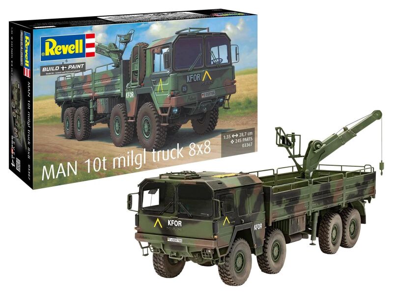 Revell MAN 10t milgl truck 8x8 Modellbausatz / 3367