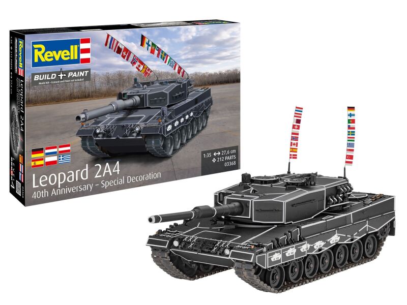 Revell Leopard 2A4 - Special Decoration 40th anniversary Modellbausatz / 3368
