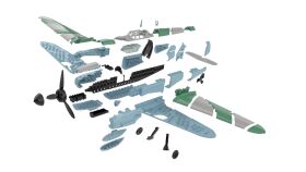 Revell Messerschmitt Bf109G-6 (Click System) Bausatz zum Zusammenstecken mehrfarbig / 3653
