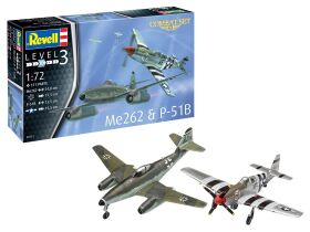 Revell Combat Set Messerschmitt Me262 & P-51B Mustang...