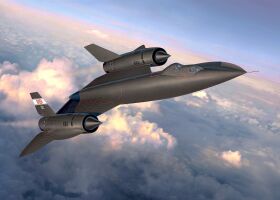 Revell Lockheed SR-71B Blackbird Modellbausatz / 3751