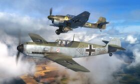 Revell Messerschmitt Bf109E & Junkers Ju87B Stuka...