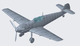 Revell Messerschmitt Bf109E-3 Modellbausatz 1:72 / 3781