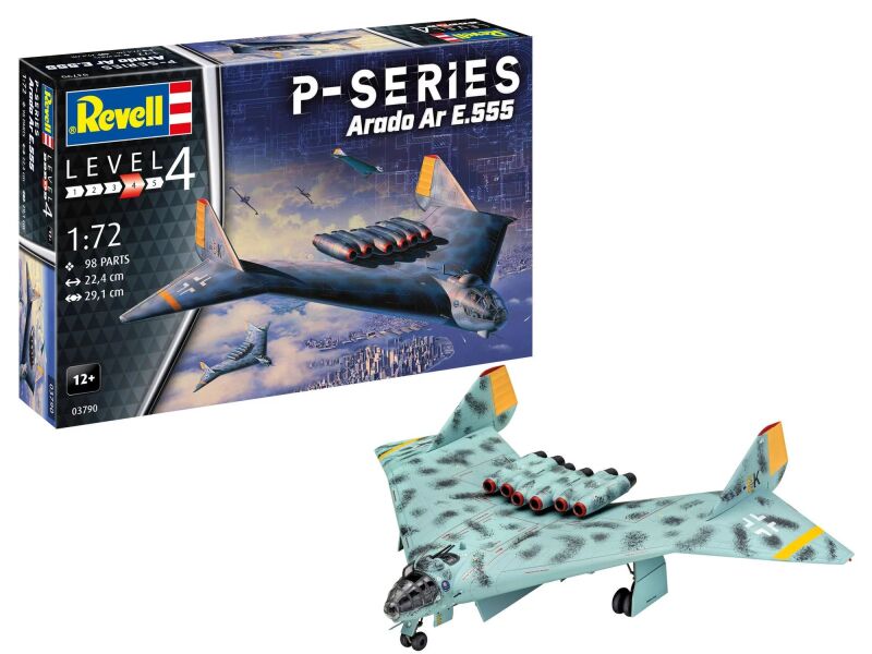 Revell Arado Ar E.555 - P-Series Modellbausatz / 3790
