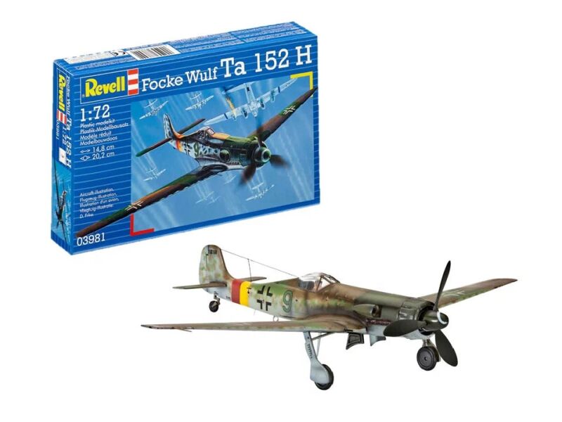 Revell Focke Wulf Ta 152 H Modellbausatz / 3981