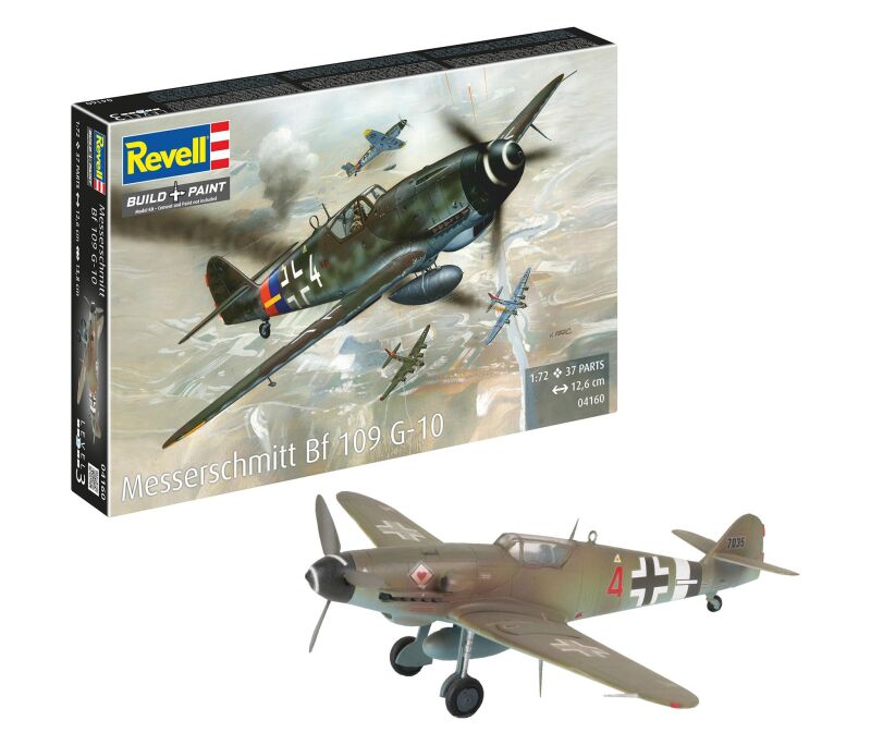 Revell Messerschmitt Bf 109 G-10 Modellbausatz / 4160
