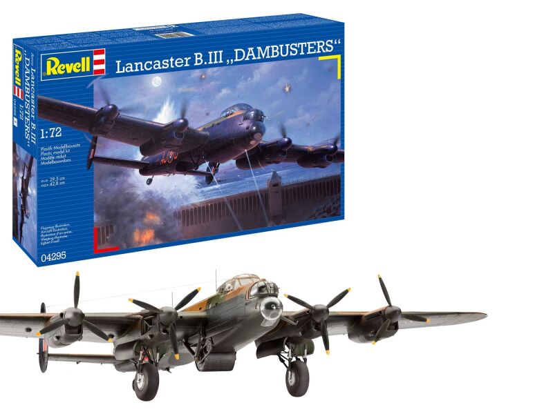 Revell Avro Lancaster B.III "Dambusters" Modellbausatz 1:72 / 4295