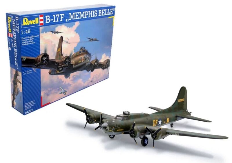 Revell B-17F "Memphis Belle" Modellbausatz 1:48 / 4297