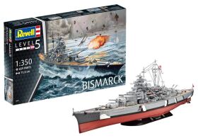 Revell Bismarck Schlachtschiff Modellbausatz 1:350 / 5040