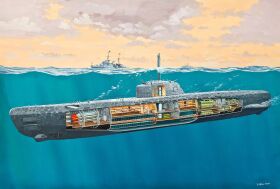 Revell Deutsches U-Boot Typ XXI mit Interieur Modellbausatz / 5078
