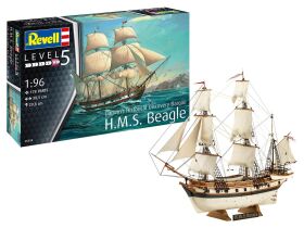 Revell Darwins Historical Discovery Barque H.M.S. Beagle...