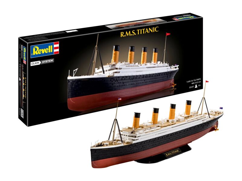 Revell R.M.S. Titanic Click System Bausatz zum Zusammenstecken mehrfarbig / 5497