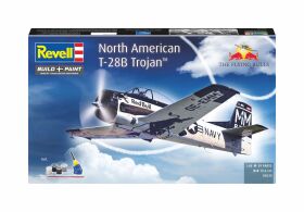 Revell Geschenkset Flying Bulls T-28B Trojan Modellbausatz mit Basiszubehör / 5635
