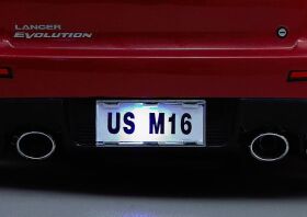 Killerbody Nummernschilder Set inkl. LED Beleuchtung / KB48351