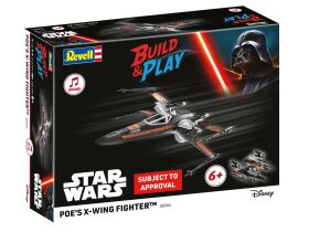 Revell Poes X-Wing Fighter Build & Play mit Sound 1:78 Bausatz zum Zusammenstecken / 6564