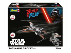 Revell Poes X-Wing Fighter (w/Sound): Build & Play Bausatz zum Zusammenstecken mehrfarbig / 6564