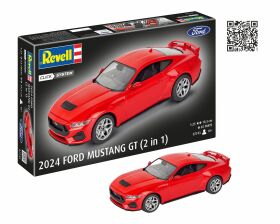 Revell 2024 Ford Mustang GT (2 in 1) (Click System) Bausatz zum Zusammenstecken mehrfarbig / 7743