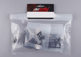 Killerbody Karosserie Plastik Beschlagsatz für 1/10 Modelle (Flügel, et / KB48352