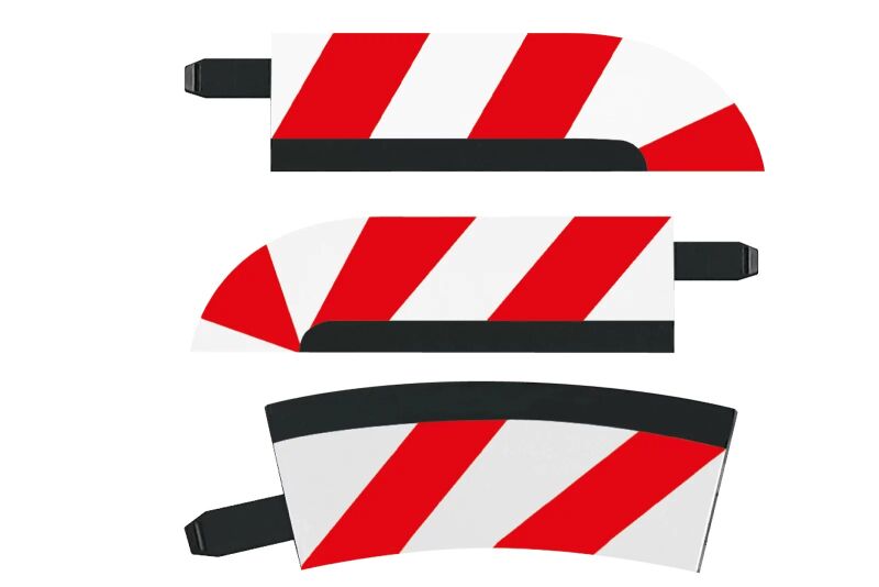 Carrera Digital 124/132/Evolution Innenrandstreifen für Steilkurve 1/30° (6) inkl. Endstücke (2) Schienen-Zubehör / 20020569