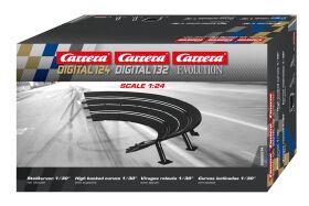 Carrera 124 132 Evolution Steilkurven 1/30° (6)...